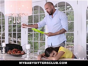 MyBabySittersClub - cute teen babysitter plows instructor