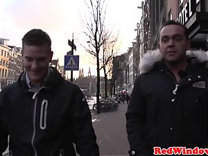 thick Amsterdam hooker cockriding tourist